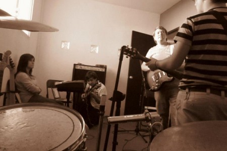 Pau, Quike, Chema y Carlos
