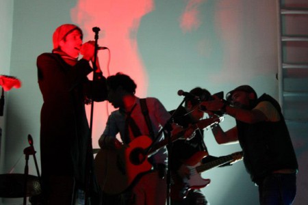 Rodrigo, Carlos, Quike y Paco (Camarógrafo)